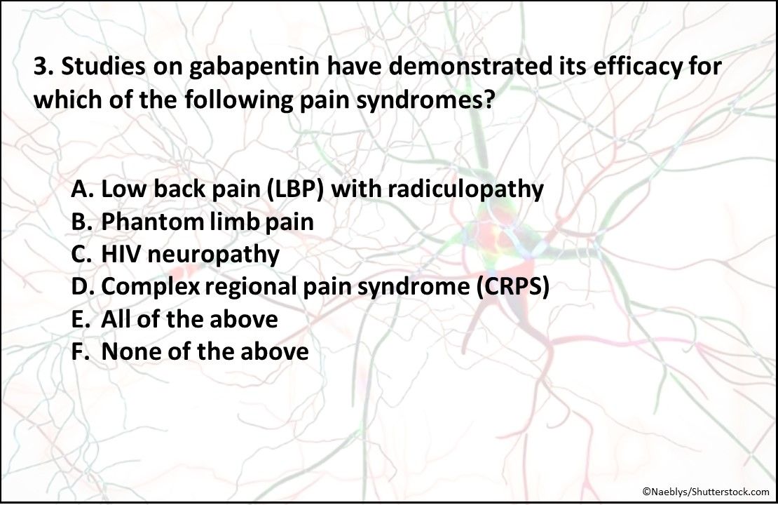 off label gabapentin pain