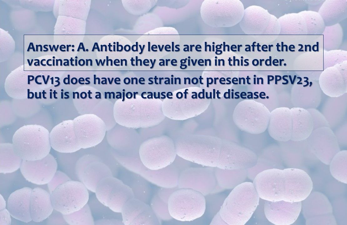 Adult Pneumococcal Vaccine: Who Needs It? When and Why?