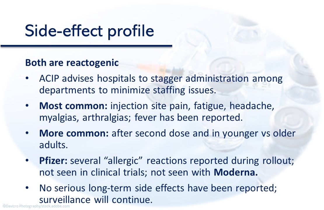 Pfizer, Moderna COVID19 Vaccines Compared