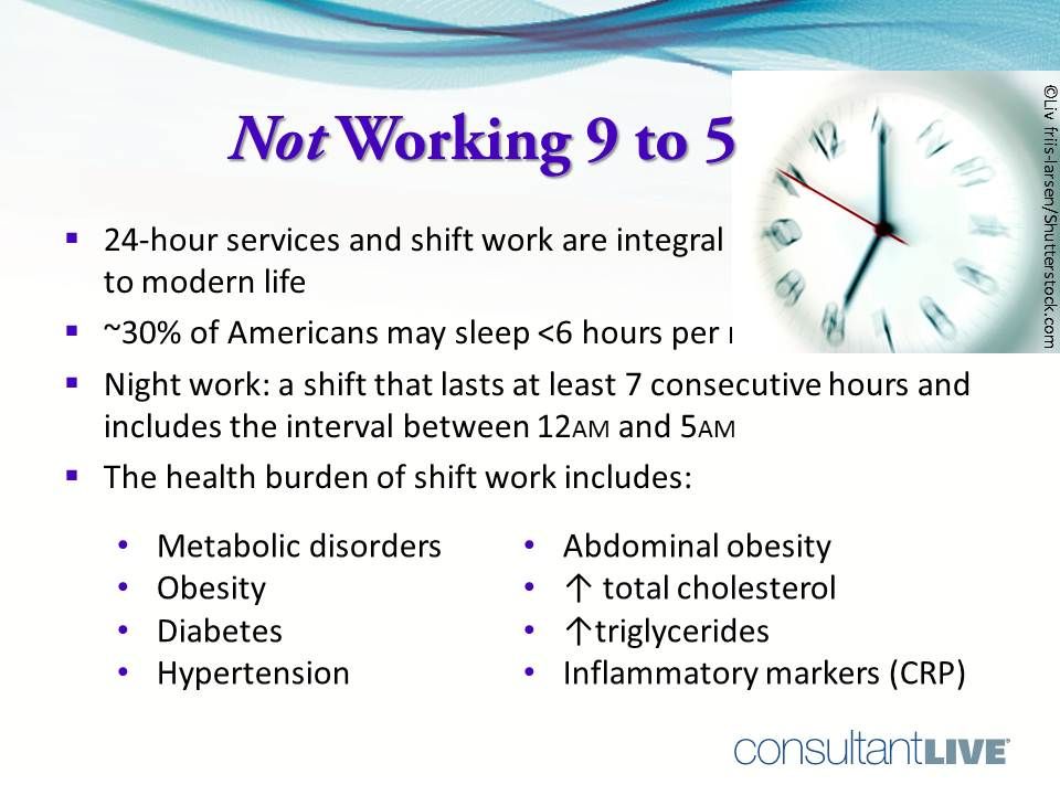 Shift work and metabolic disorders. 