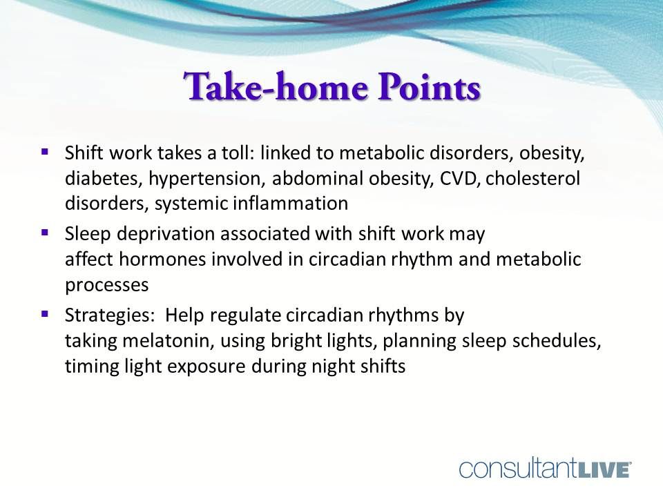 Shift work and metabolic disorders. 