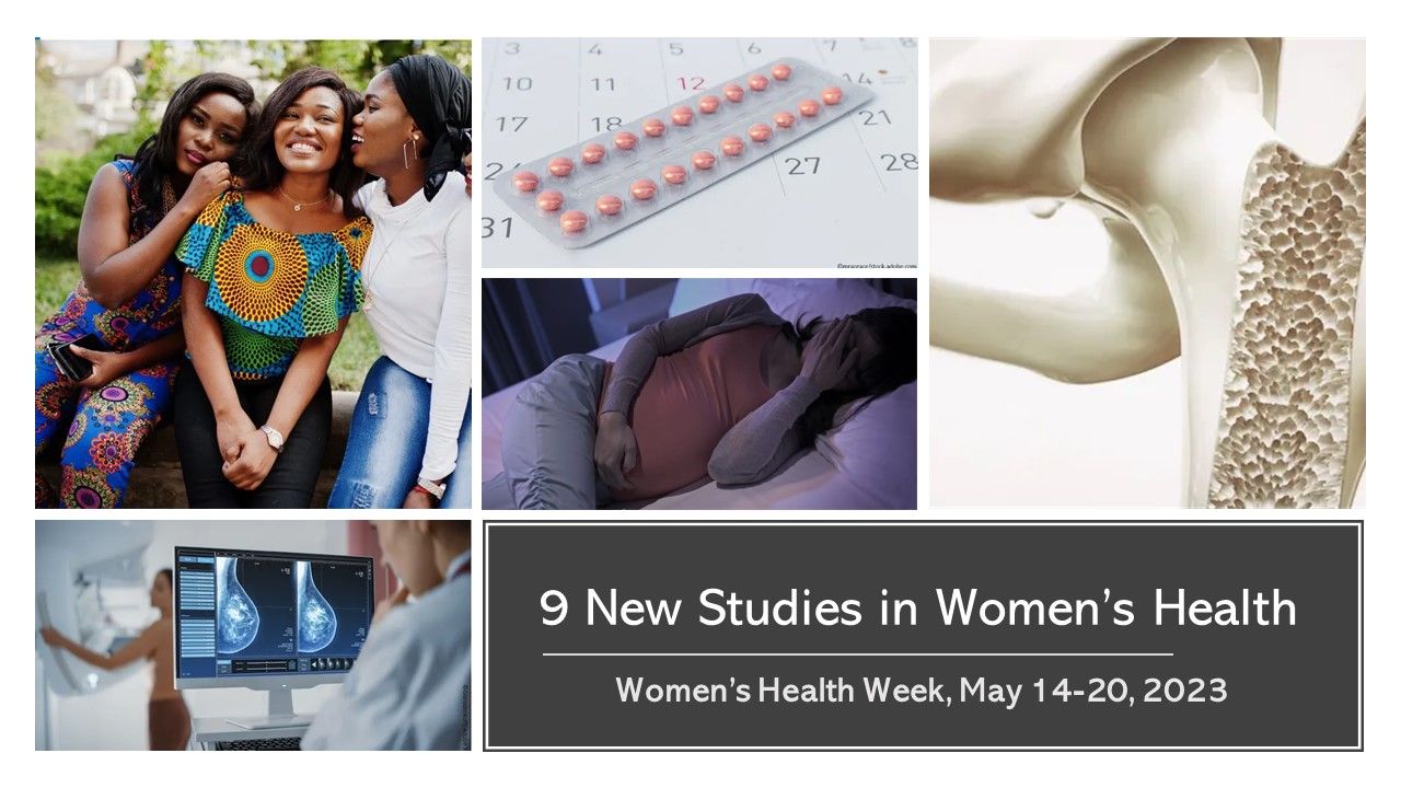 9 New Studies on Women's Health in Recognition of Women's Health Week 2023