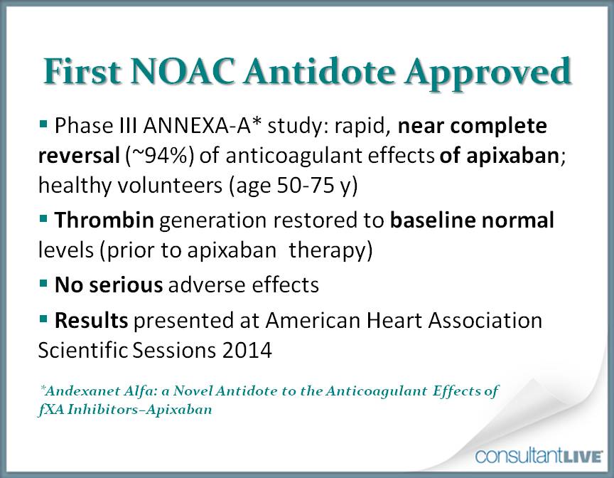 Edoxaban, NOAC antidote andexanet alfa 