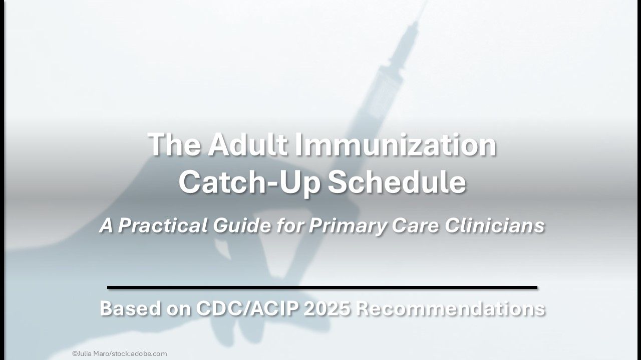 The Adult Immunization Catch-Up Schedule: A Practical Guide for Primary Care