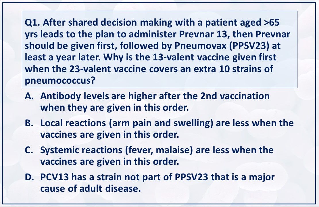 Adult Pneumococcal Vaccine 2020: 5 Questions on ACIP Update