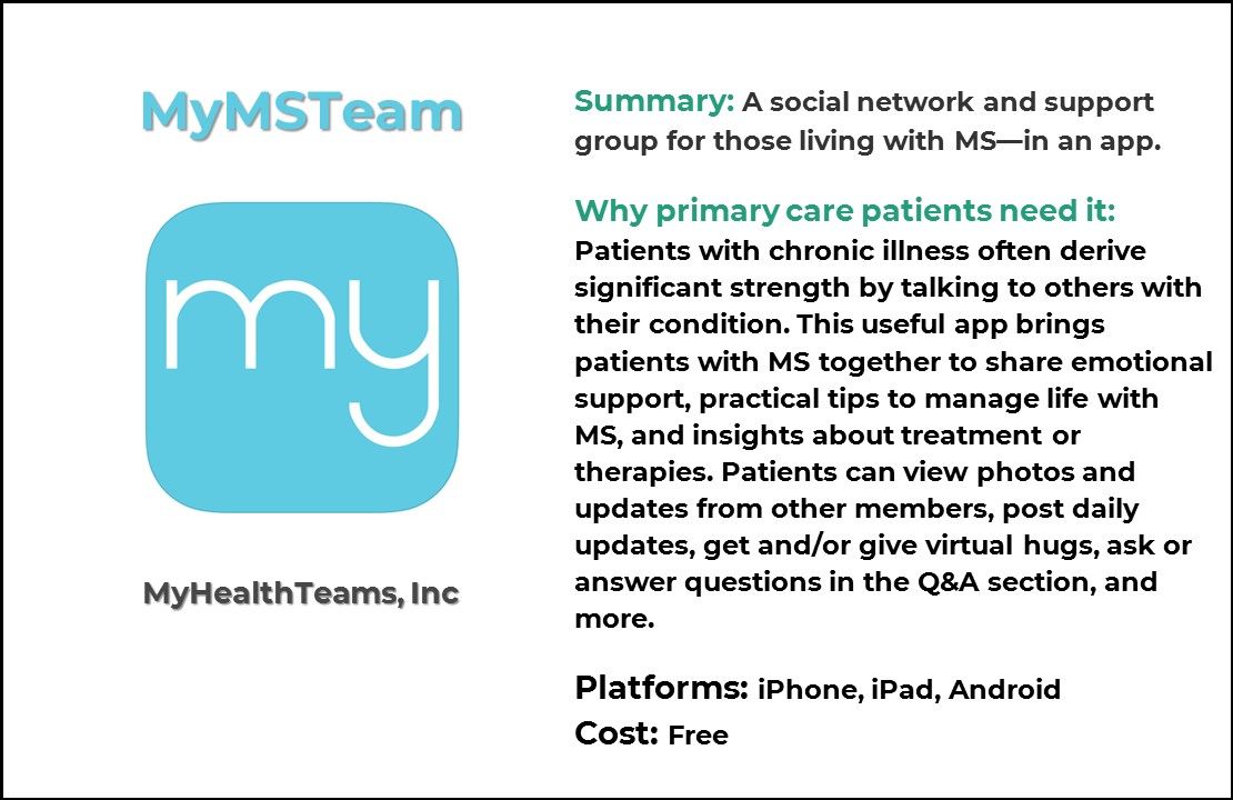 Top 5 Multiple Sclerosis Apps for Primary Care Providers