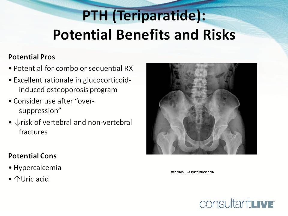 Teriparatide can help reduce risk of vertebral and non-vertebral fracture.