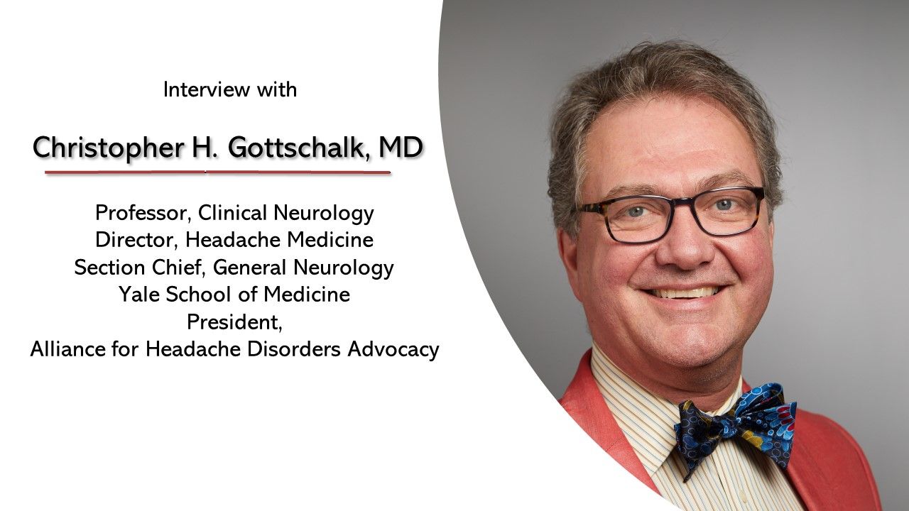 Oral Gepants: Christopher Gottschalk, MD Tells the Origin Story ...