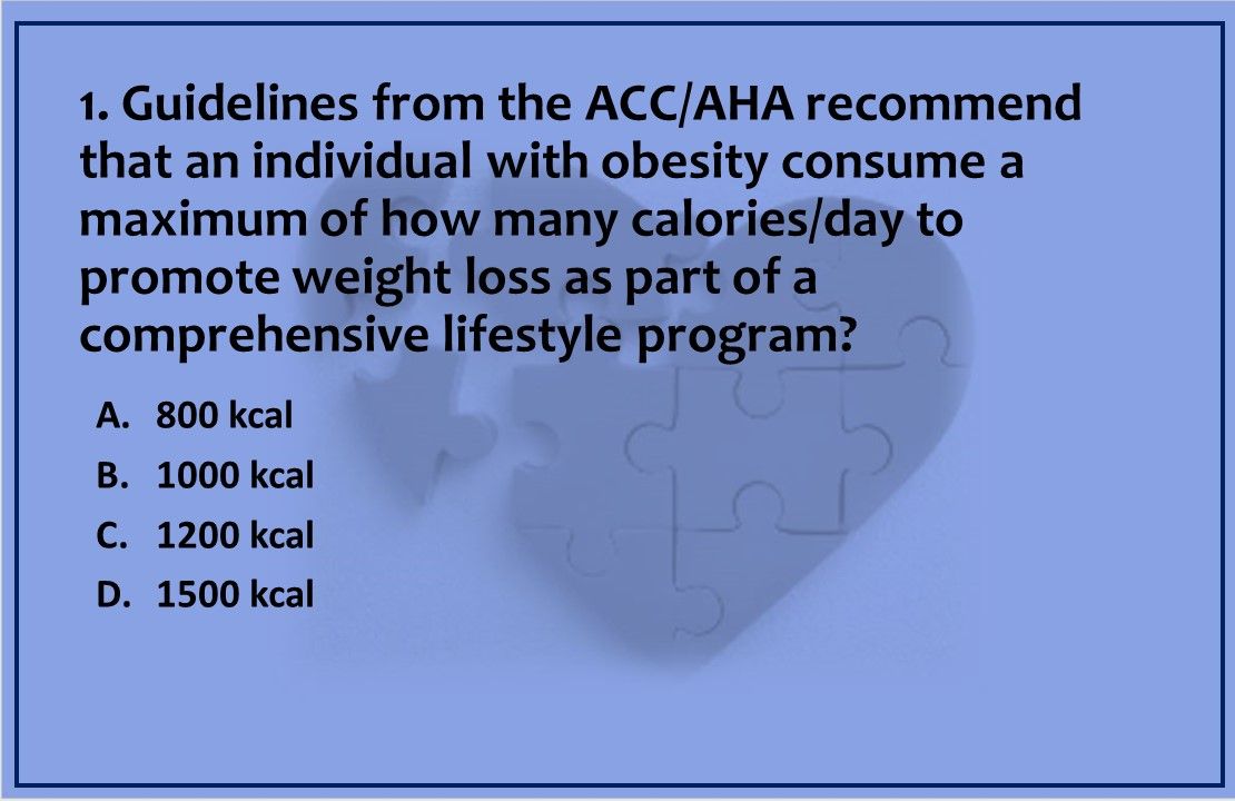 Guidelinedirected Weight Loss 4 Questions for Primary Care Physicians