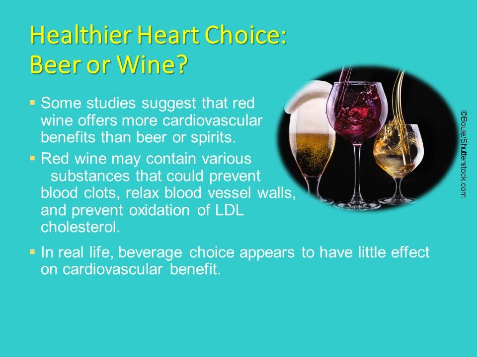 Healthier Heart Choice: Beer or Wine