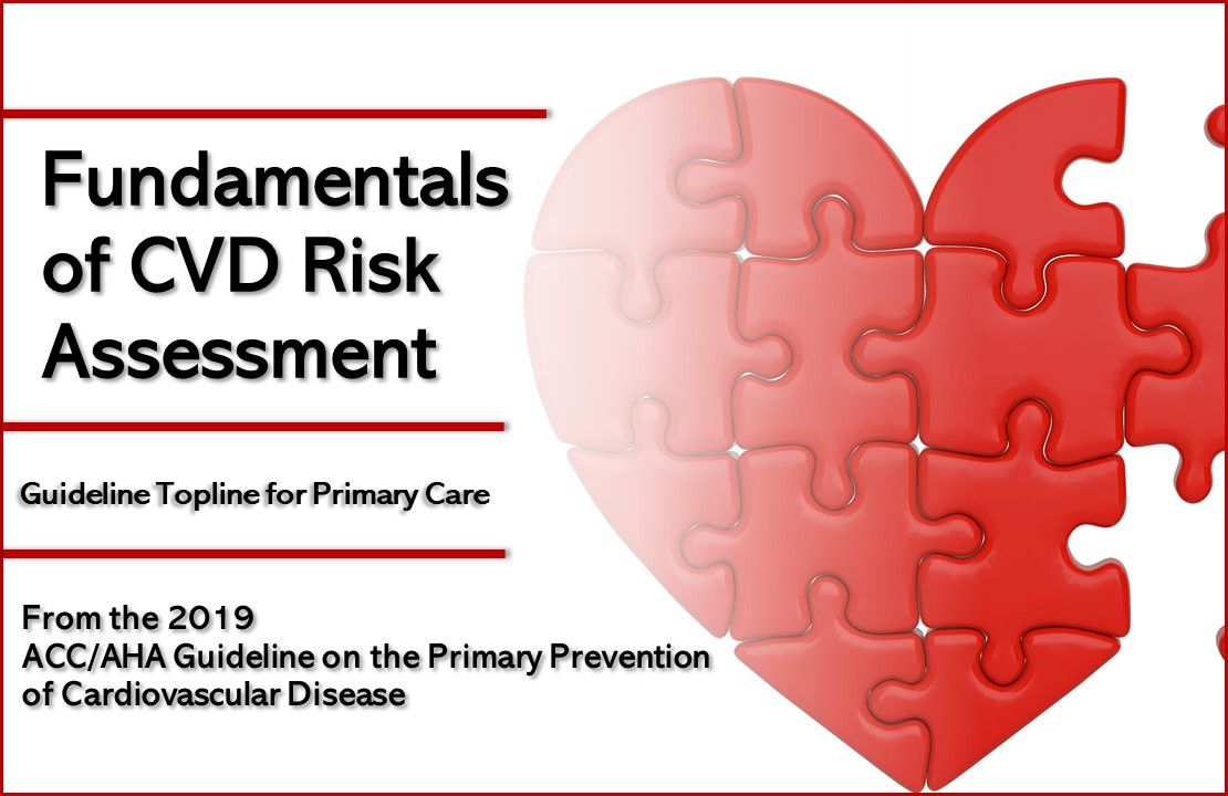 Fundamentals of CVD Risk Assessment: Guideline Topline for Primary Care
