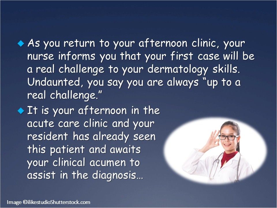 A Pruritic, Polygonal, Papular, Rash on a 10-year-old Boy