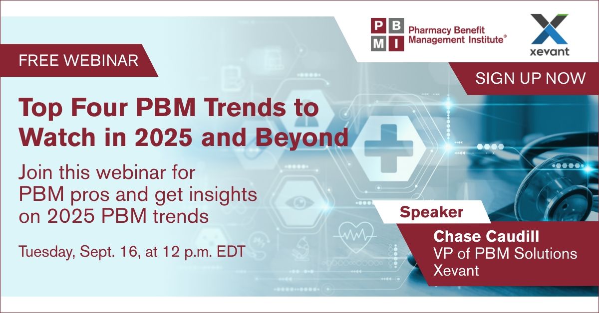 Pharmacy benefit management is evolving—are you ready? Join us on September 16 at 12 PM EDT for a free, expert-led webinar,