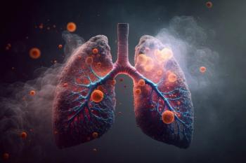 Image credit: iDoPixBox | stock.adobe.com. Human Lung model illness, Lung cancer and lung disease, Generative Ai
