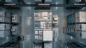 High bay healthcare warehouse with motion blurred workers and storage racks. Concept of medical distribution, fast workflow, pharma inventory, and supply chain. | © master1305 - stock.adobe.com (2041781560)