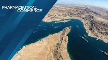High angle satellite view of the Strait of Hormuz showing the strategic maritime chokepoint between Iran and Oman for global trade and logistics | © ink drop - stock.adobe.com (1957527497)