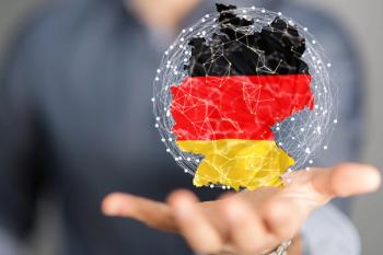 Abstract of germany map network, internet and global connection concept, Wire Frame 3D | © vegefox.com - stock.adobe.com (335572447)