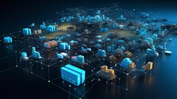 a detailed image showcasing blockchain-powered supply chains, highlighting the transparency and traceability offered by this groundbreaking technology | © Hanzala - stock.adobe.com