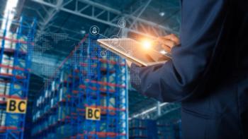 Industry 4.0 concept Logistic and transport concept : Businessman manager using tablet check and control and planning for Modern Trade warehouse logistics. | © KPs Photography - stock.adobe.com