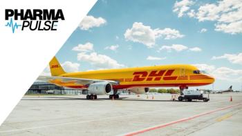 DHL cargo Boeing 757 (D-ALED) parked on apron; three quarter view of the yellow aircraft. Boryspil International Airport, Ukraine - May 22 2015. | © andrbk - stock.adobe.com