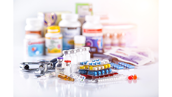 Drug prescription for treatment medication. Pharmaceutical medicament, cure in container for health. Pharmacy theme, capsule pills with medicine antibiotic in packages. | Image credit: Adobe Stock/Bukhta79