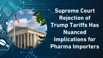 Supreme Court Blocks Trump Tariffs | Created with Canva