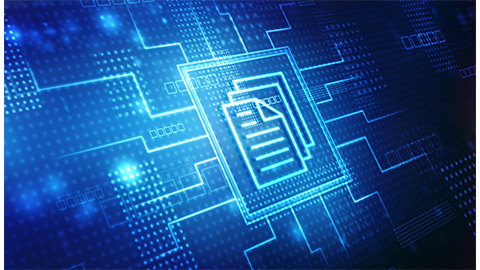 Document, File Icon in Business Abstract Background, Digital Abstract technology background | Image Credit: Adobe Stock Images/blackboard