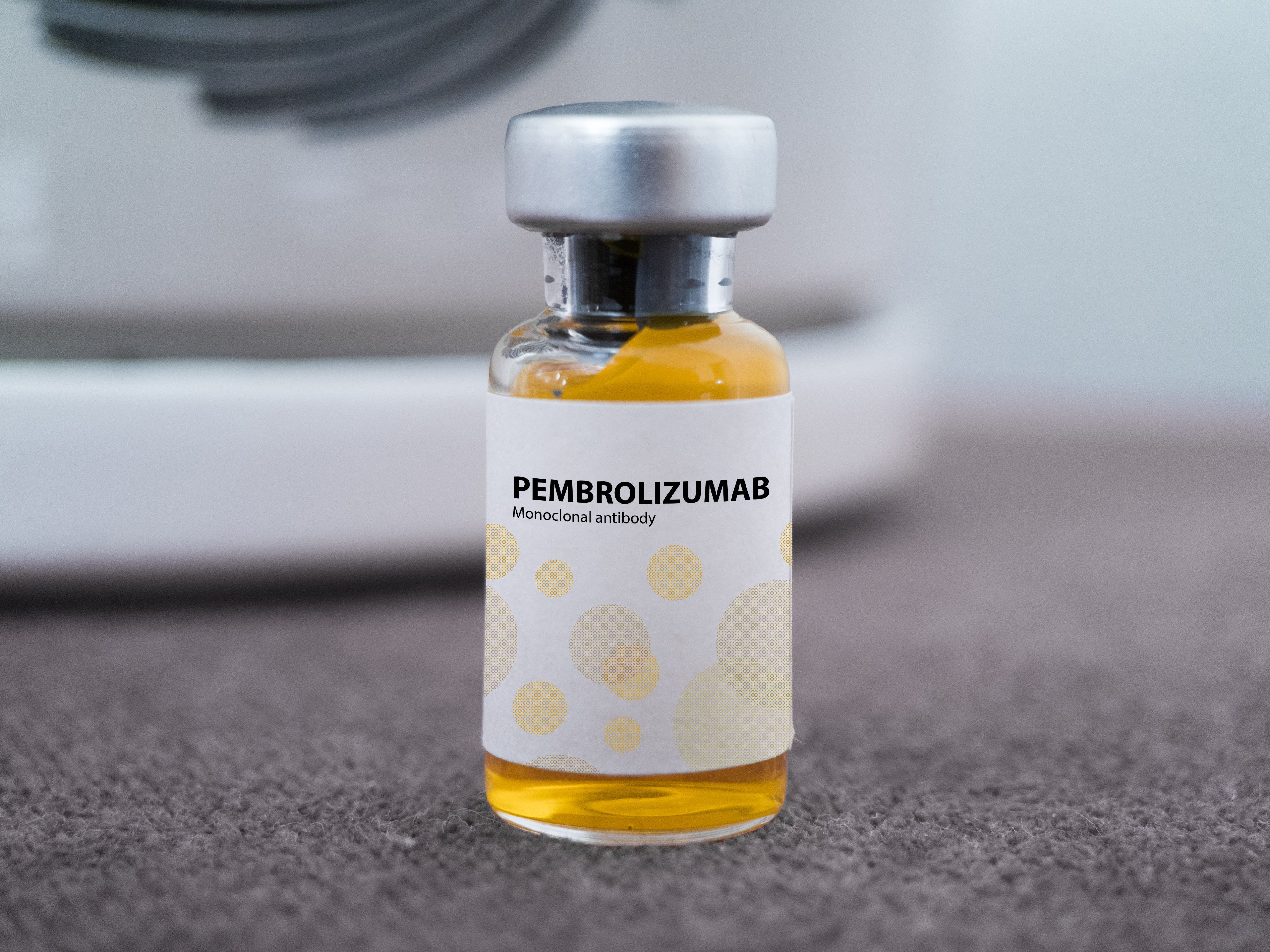 Vial of pembrolizumab | Image Credit: © Soni's - stock.adobe.com