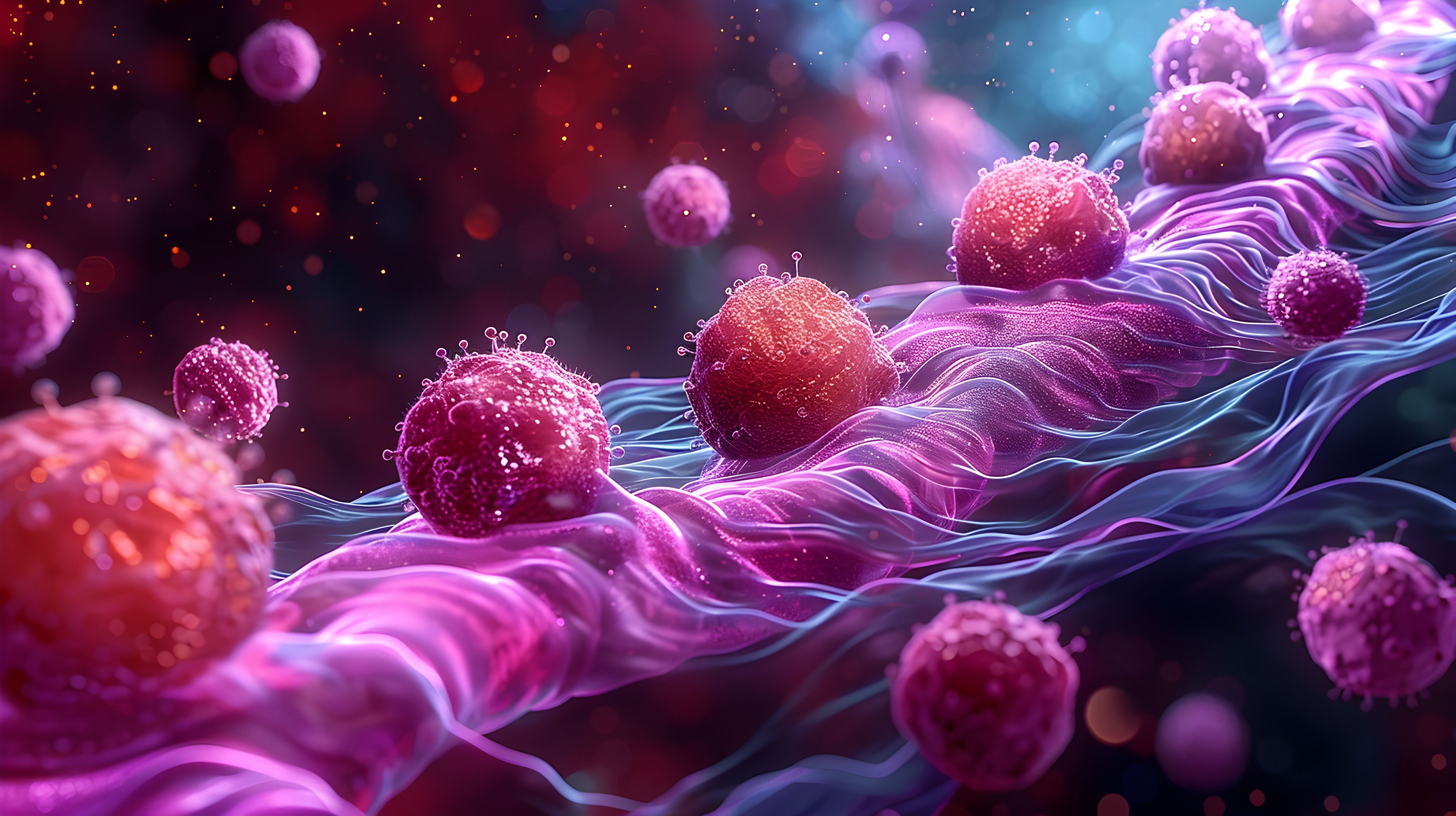 Microscopic view of metastatic breast cancer cells development and progression | Image Credit: © ratirath - stock.adobe.com