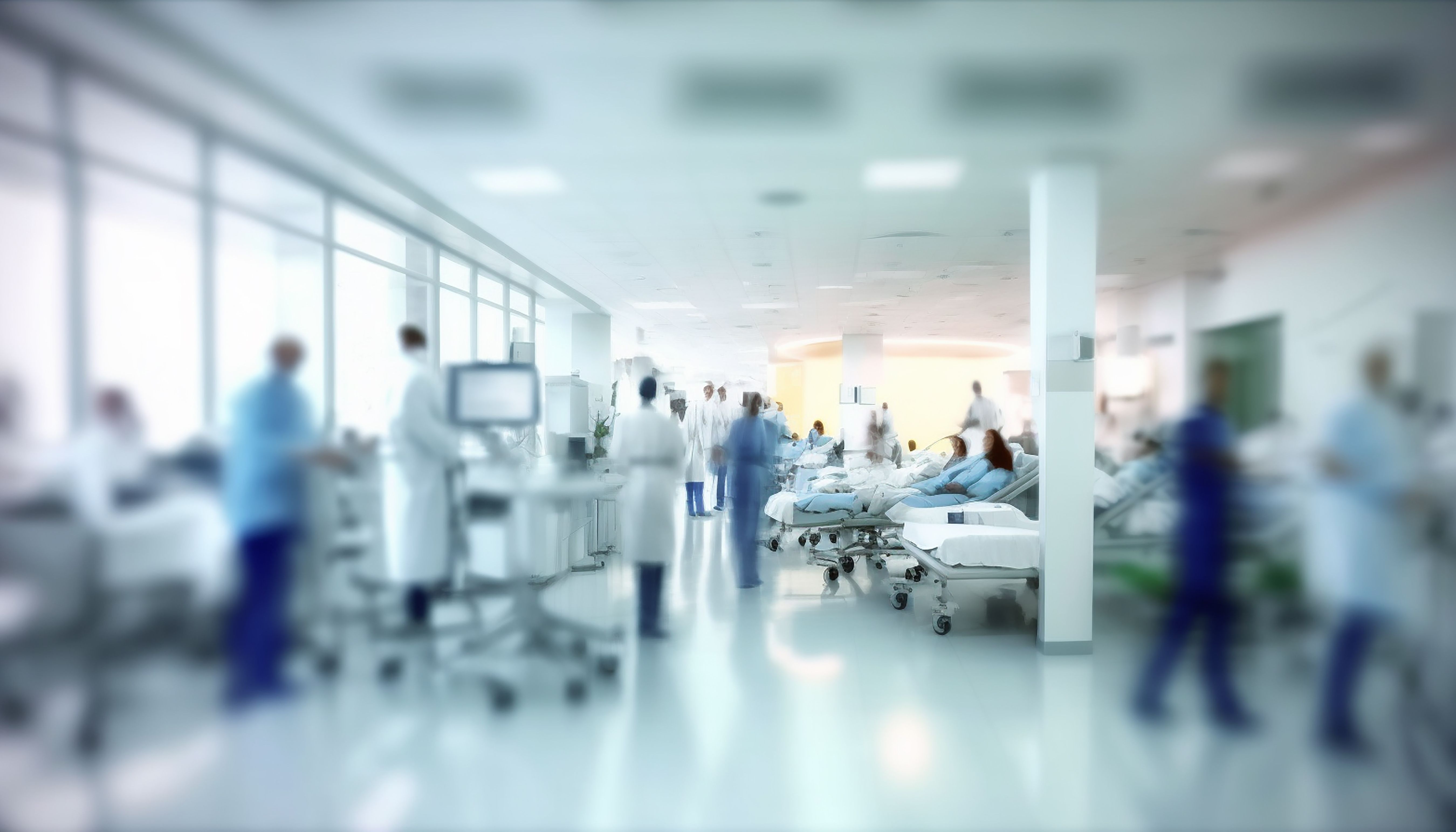 Busy hospital scene -- Image credit: Kurosch | stock.adobe.com