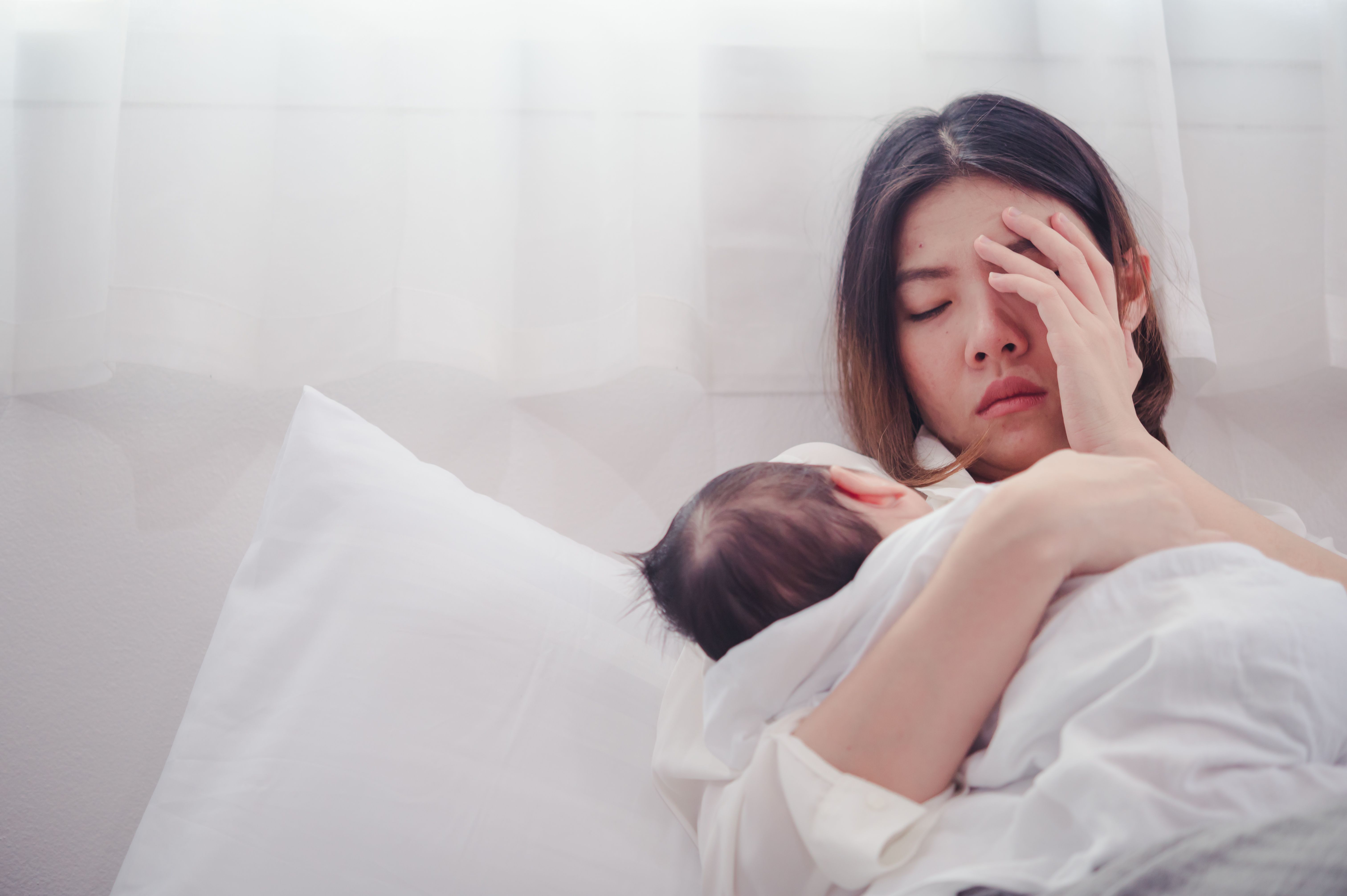 Postpartum depression -- Image credit: grooveriderz | stock.adobe.com