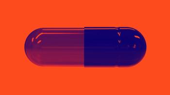Blue and Orange Duotone Illustration of Medicine Capsule Pill | Image Credit: Виктор Рак - stock.adobe.com