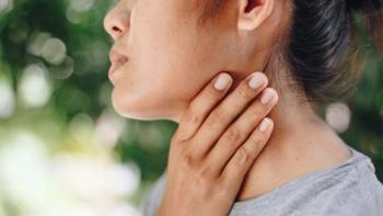 Sick Young Woman Feeling Bad Suffering From Throat Pain, Sore Throat ,Painful Swallowing , Health Concept. - Image credit: anut21ng Stock | stock.adobe.com