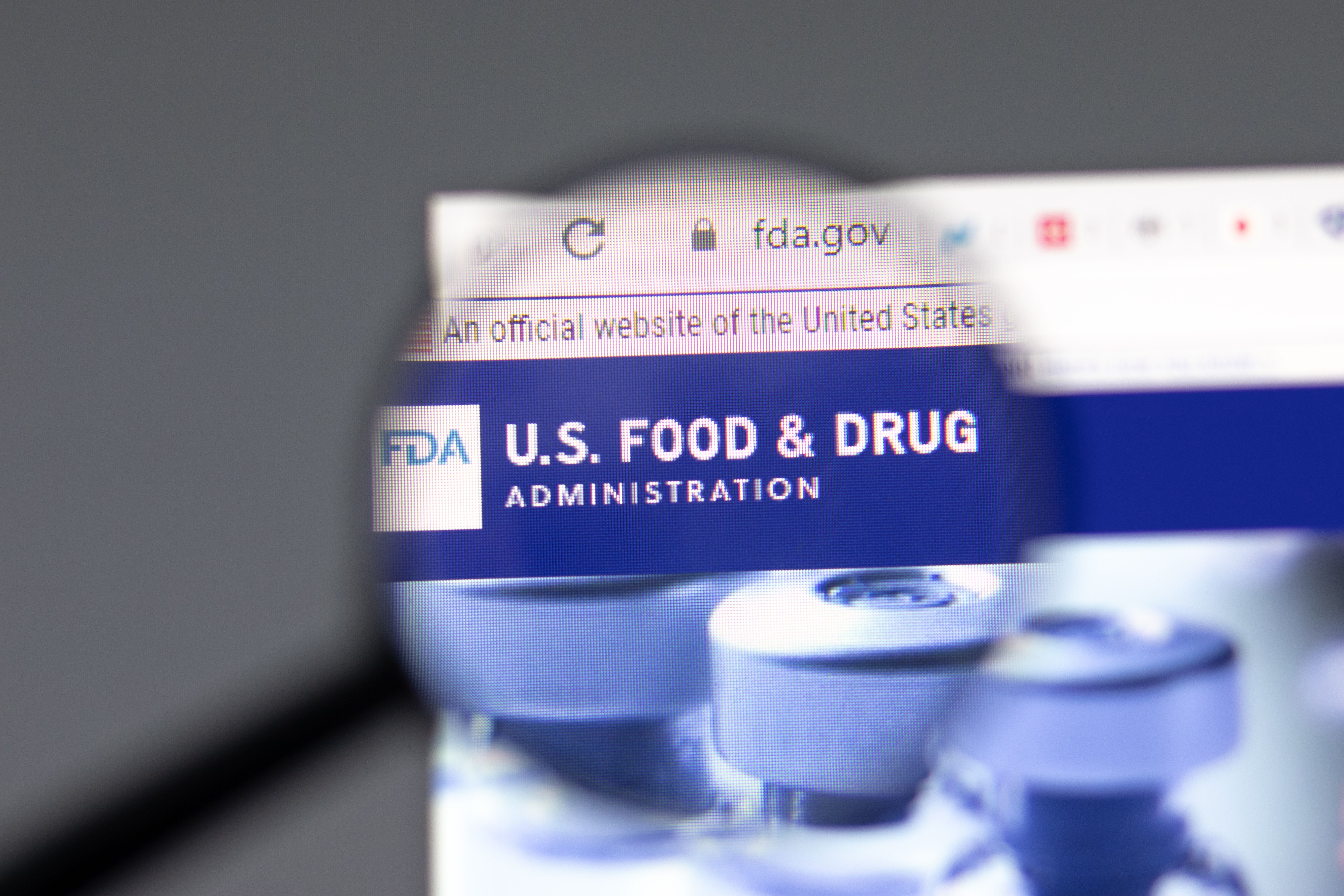 FDA website -- Image credit: Postmodern Studio | stock.adobe.com
