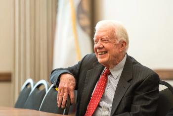Jimmy Carter in 2013 at the Commonwealth Club | Image Credit: © Ed Ritger - stock.adobe.com