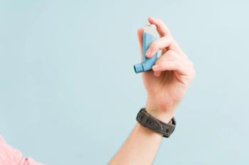 Asthma inhaler, albuterol/budesonide (Airsupra) -- Image credit: AntonioDiaz | stock.adobe.com