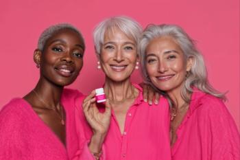 Postmenopausal women holding flibanserin bottle | Image Credit: © Sprout Pharmaceuticals