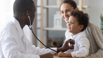 African male pediatrician hold stethoscope exam child boy patient | Image credit: Fizkes - stock.adobe.com