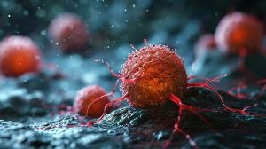 Cancer cell in the body. Medical concept of cancer. Concept illustration of cancer cells and malignant tumors | Image Credit: © barinovalena - stock.adobe.com