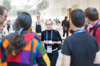 Health care professionals at a medical conference -- Image credit: kasto | stock.adobe.com