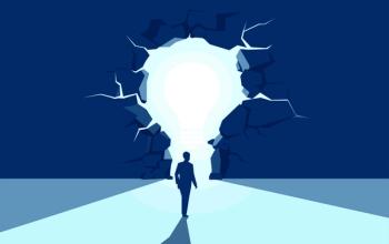 Illustrative concept of idea leading to breakthrough | Image Credit: © Feodora - stock.adobe.com
