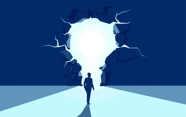 Illustrative concept of idea leading to breakthrough | Image Credit: © Feodora - stock.adobe.com