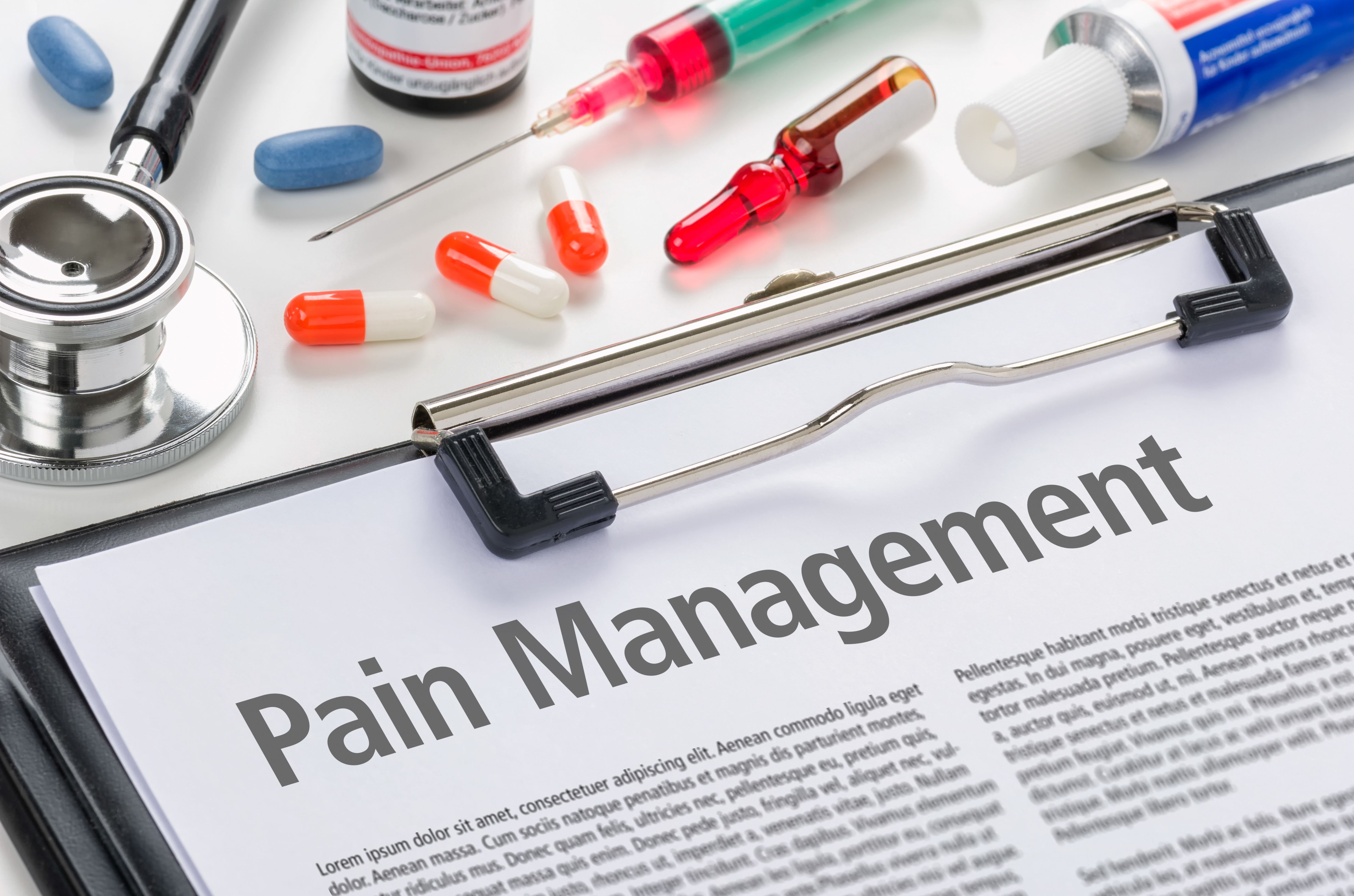 Pain Management written on a clipboard | Image Credit: Zerbor | stock.adobe.com