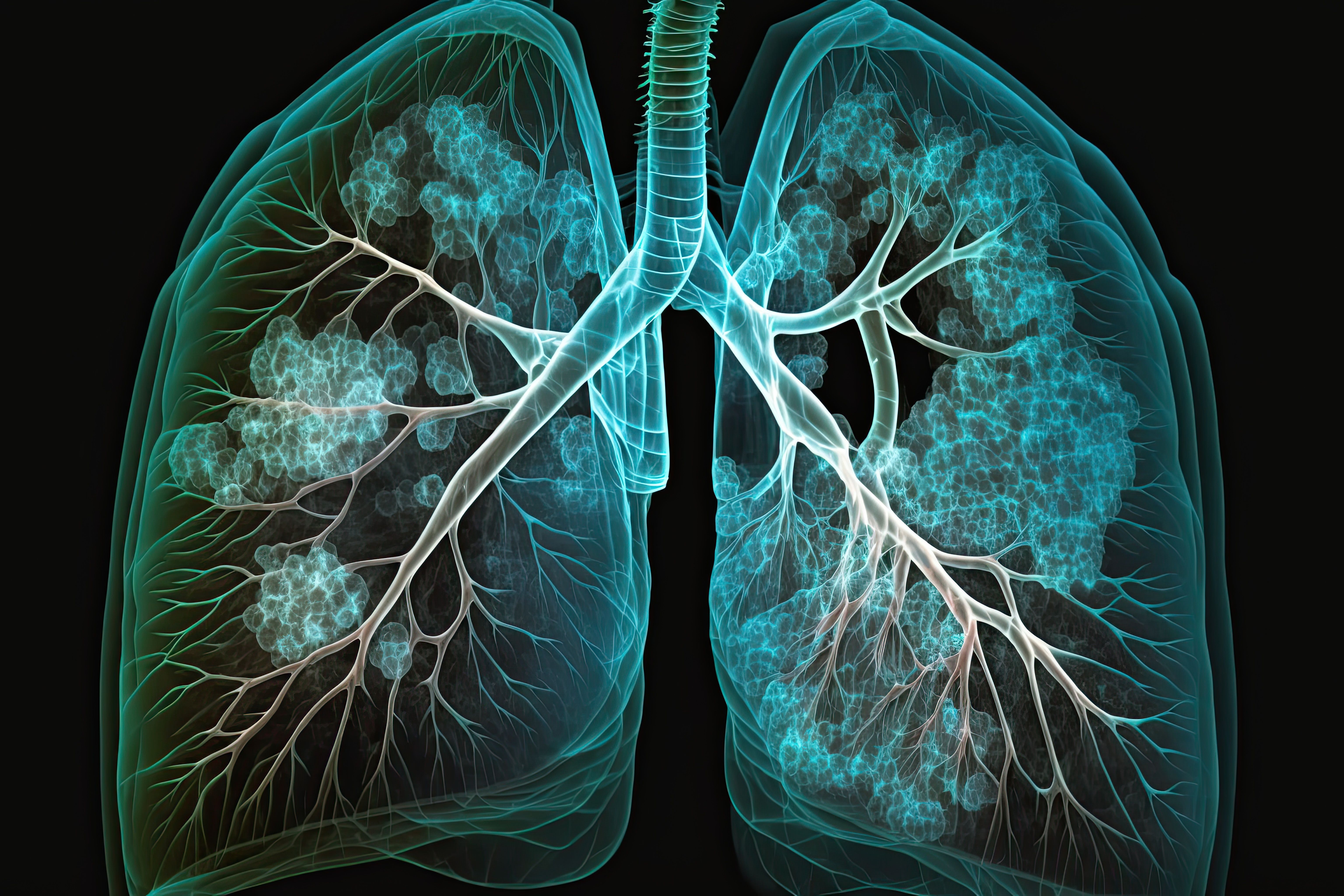X-ray 3D visualization of lungs with tumors | Image Credit: © Moon Story - stock.adobe.com