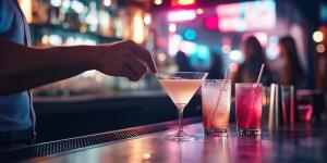 A man's hand is captured in the act of spiking a drink at a bustling bar or club | Image Credit: WD Stock Photos | stock.adobe.com