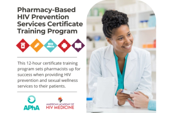 Pharmacy-Based HIV Prevention Services Certificate Training Program -- Image credit: American Academy of HIV Medicine