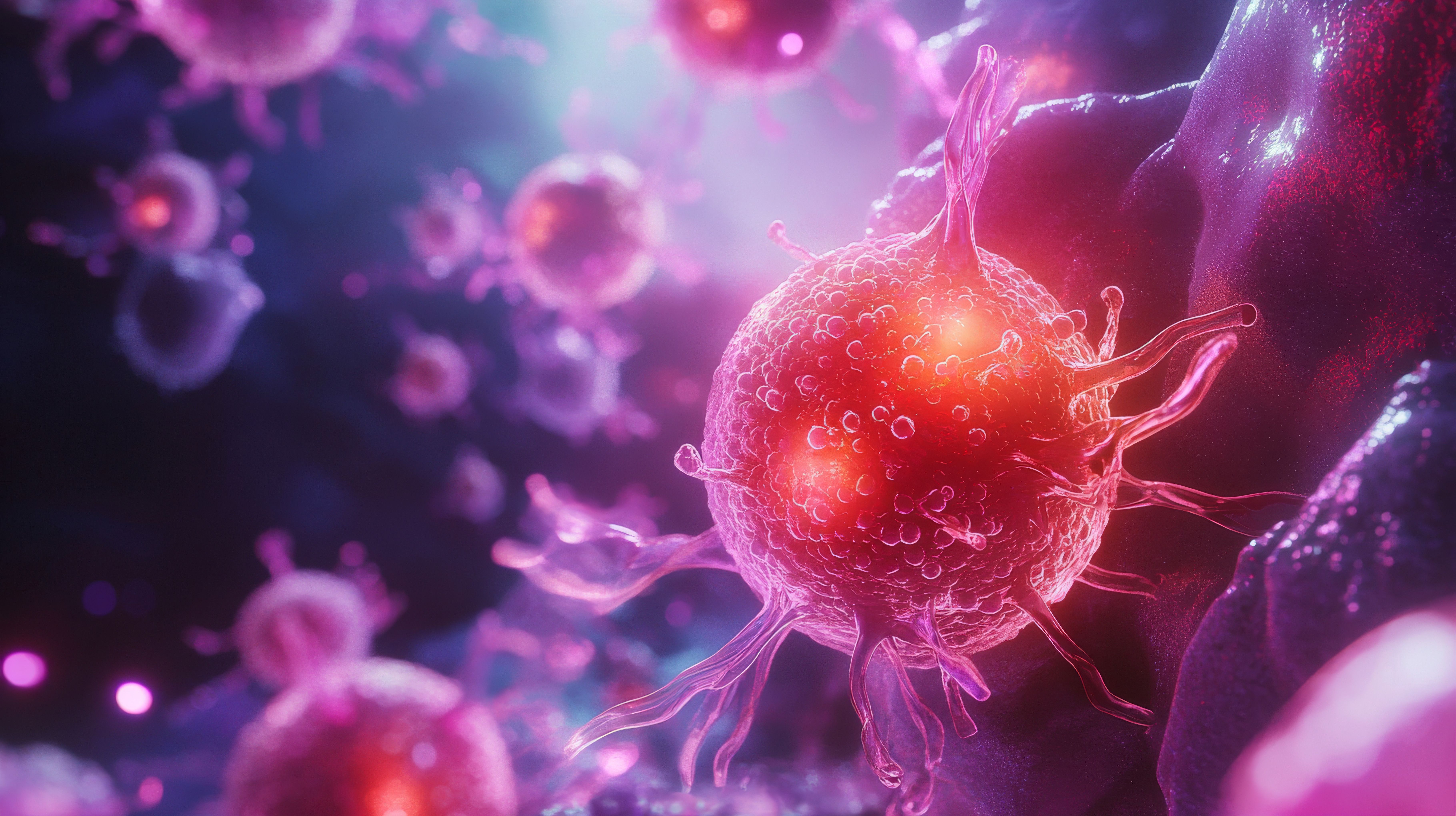 Depiction of targeted therapy and cancer cell | Image Credit: © Hikmet - stock.adobe.com