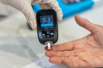 Hand testing blood glucose level with glucometer | Image Credit: HNstock | stock.adobe.com 