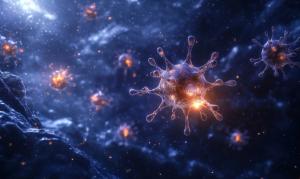 Concept of immune cells releasing cytokines | Image Credit: © Mark - stock.adobe.com