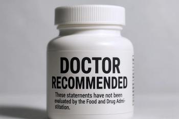 White pill bottle with "doctor recommended" label on gray background | Image Credit: SERHII | stock.adobe.com